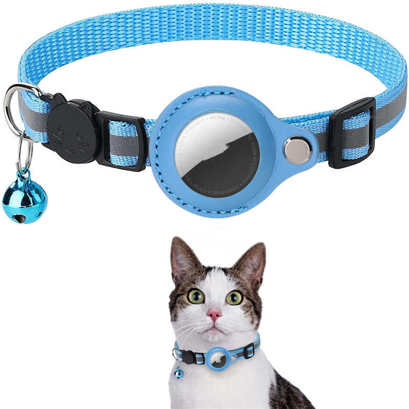 Reflective Waterproof AirTag Collar for Dogs & Cats