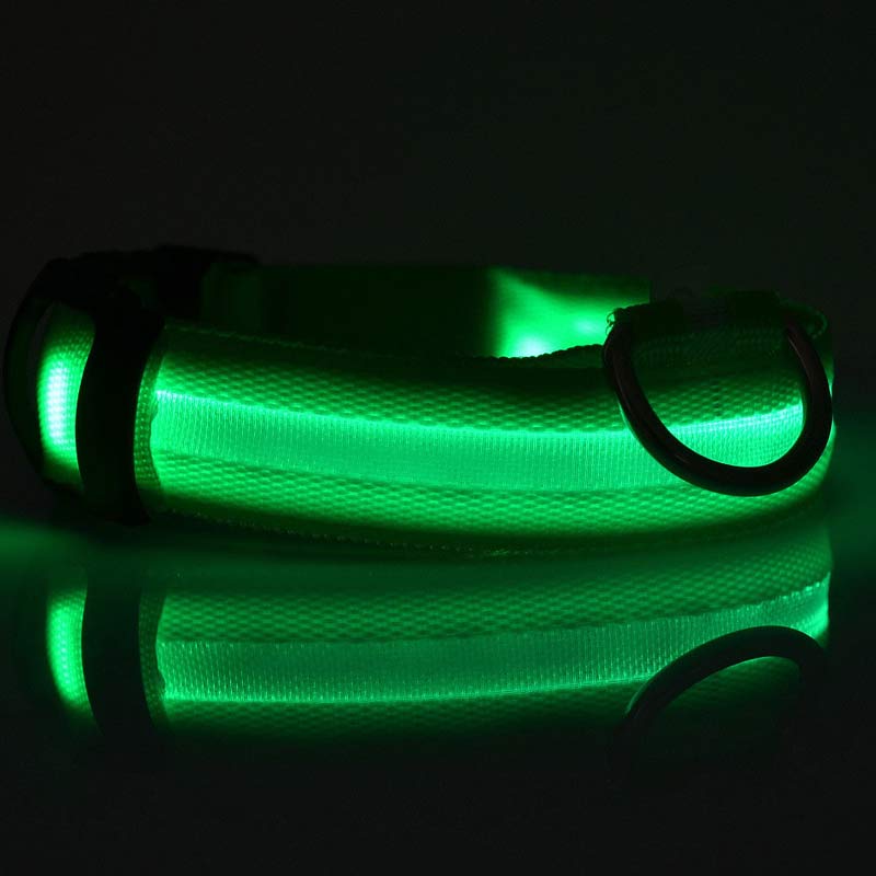 LED Luminous Dog & Cat Collar – Night Safety Flashing Glow