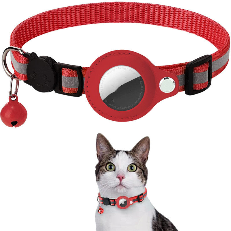Reflective Waterproof AirTag Collar for Dogs & Cats