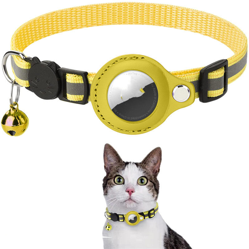 Reflective Waterproof AirTag Collar for Dogs & Cats