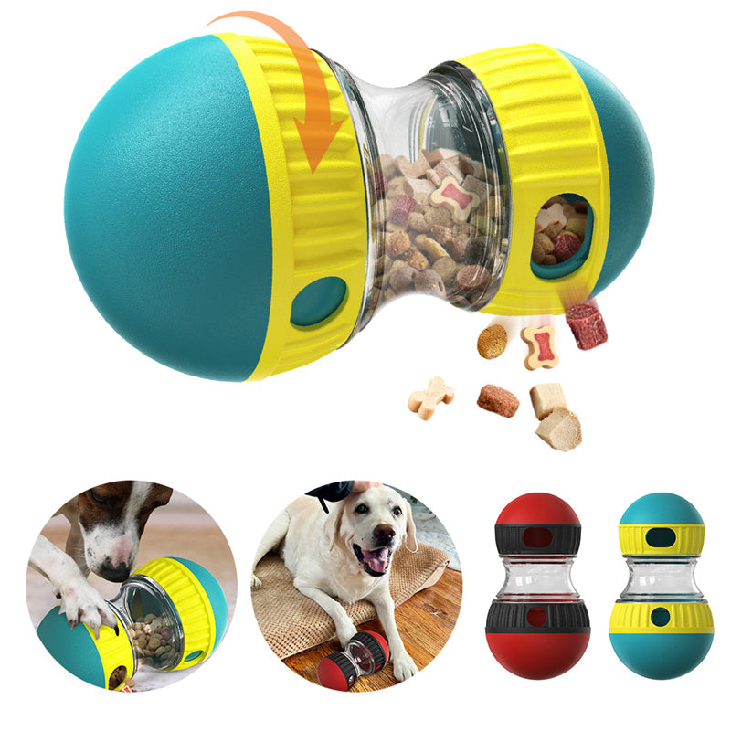 Interactive Slow Feeder Dog Toy – Food Dispensing Puzzle Ball