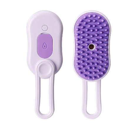 3-in-1 Steam Grooming Brush for Dogs & Cats – Hair Removal & Massage